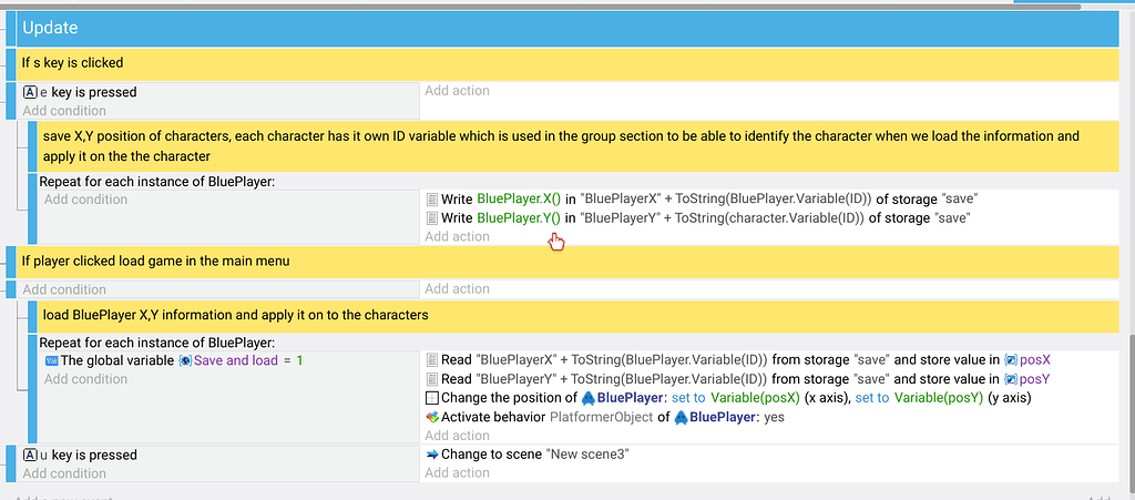 Save and load system Part 2 - How do I...? - GDevelop Forum