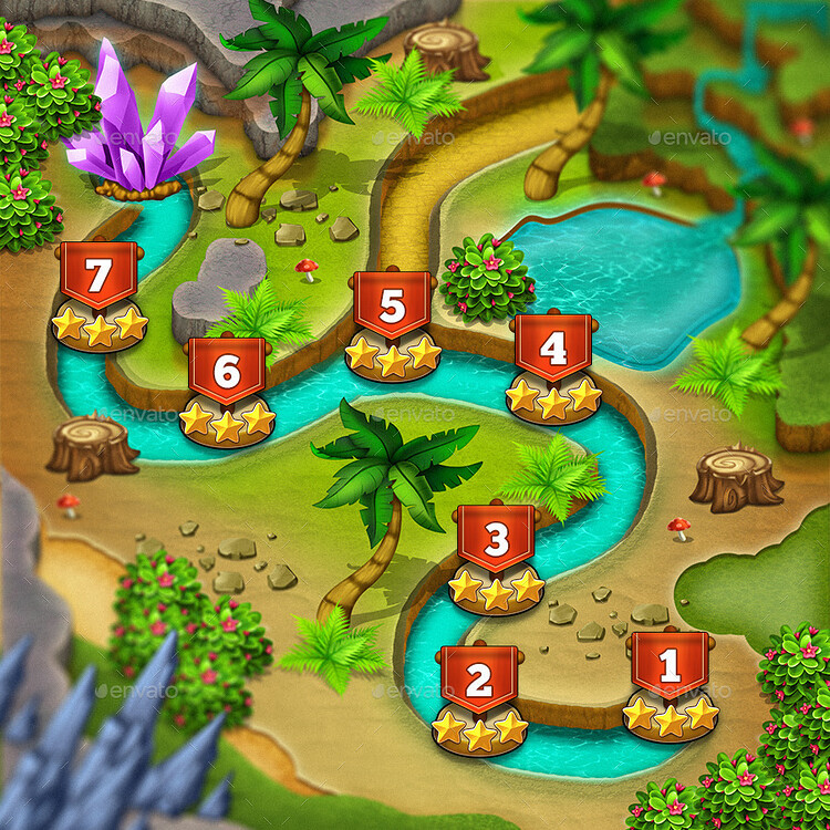 Road map or levels maps - How do I...? - GDevelop Forum