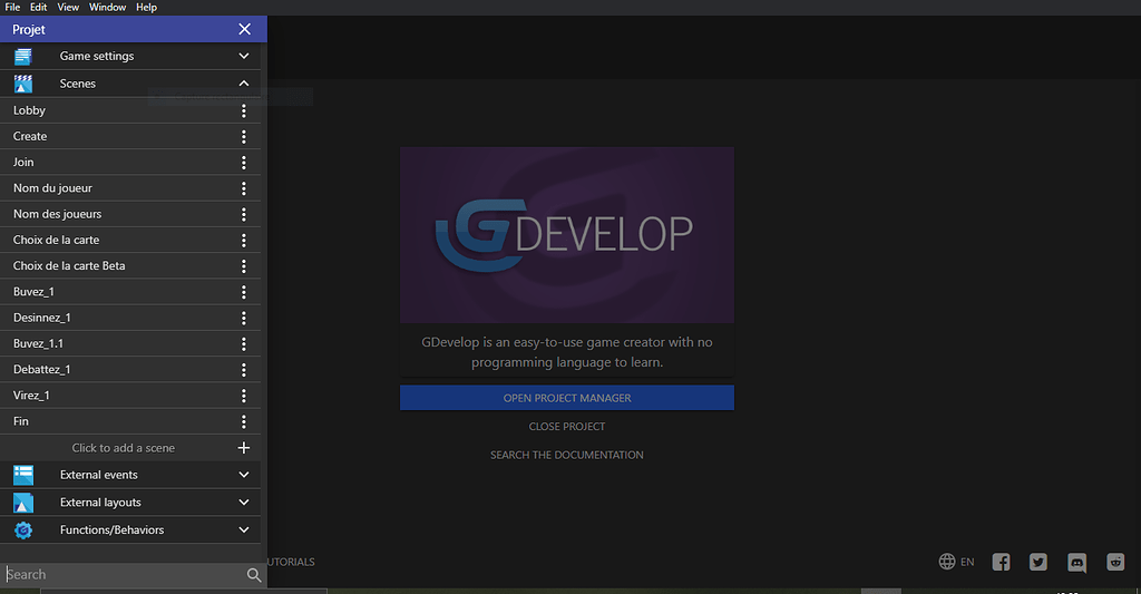 Gdevelop Project Manager Panel Multiplayer, player board - How do I...? - GDevelop Forum