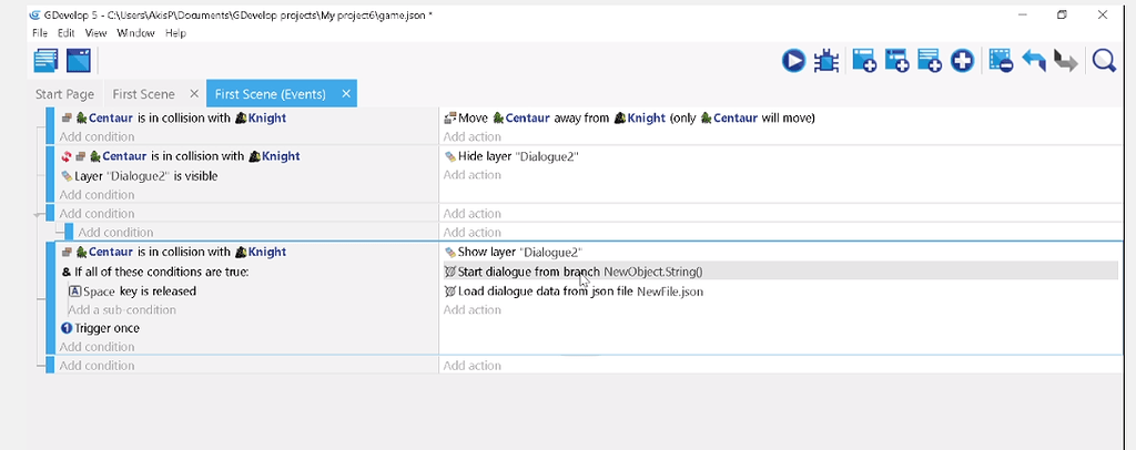 [Question] Inserting Dialogue Tree to the text area? - How do I ...