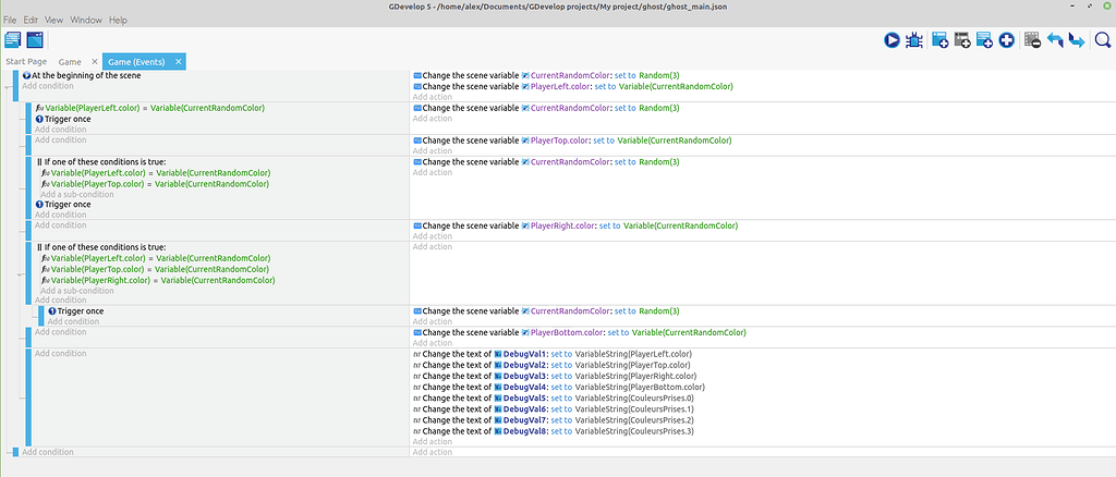Gd Develop GD beginner - While Event - Can't get it working - How do I ...