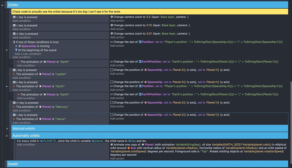 Why does the sprite disappears when the camera zoom increases? How do