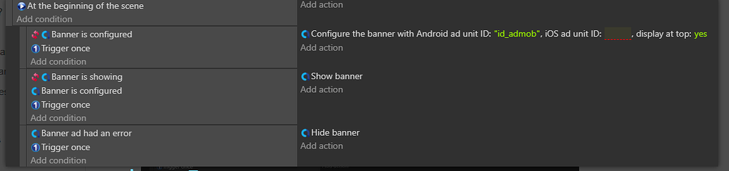 Need help with AdMob Banner - Solved - How do I...? - GDevelop Forum
