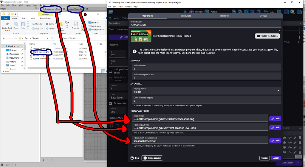 Import Tiled Map How do I...? GDevelop Forum