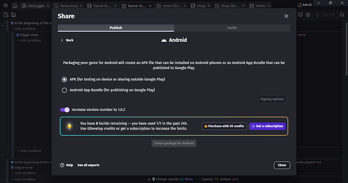 GDevelop 5 - C__Users_ANSH_Desktop_become a billionaire_new_Become a billionaire - Copy.json - Your computer 6_24_2026 8_22_37 AM