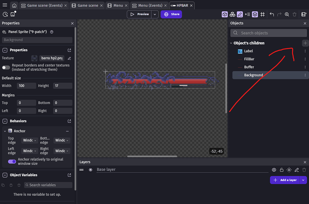 New Custom Objects with Bar extension - Extensions - GDevelop Forum