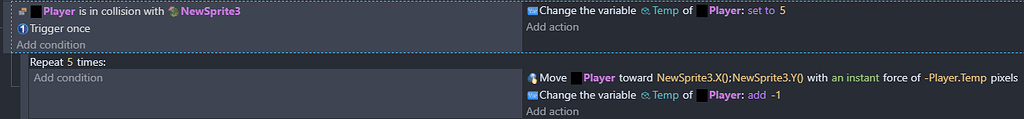 [Resolved] Repeat function not working - How do I...? - GDevelop Forum