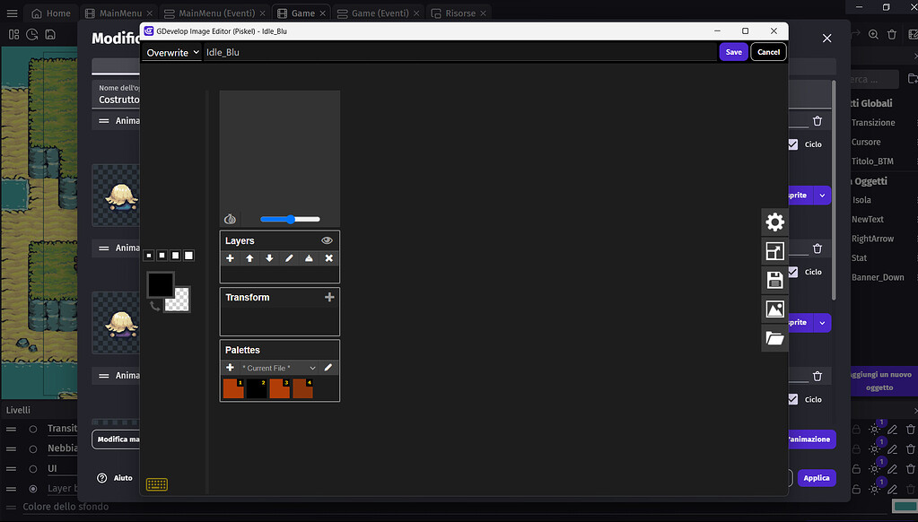 Piskel Bug Report - Bugs reports - GDevelop Forum