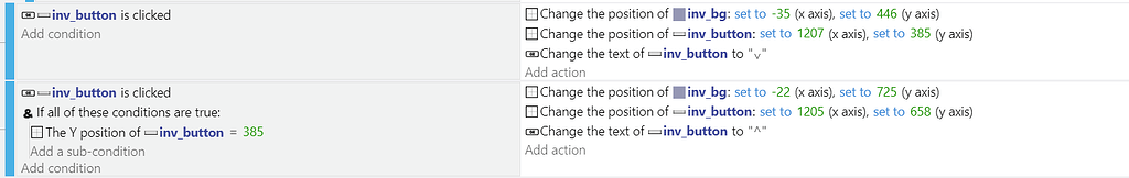 Objects don't change position when button is clicked - How do I ...