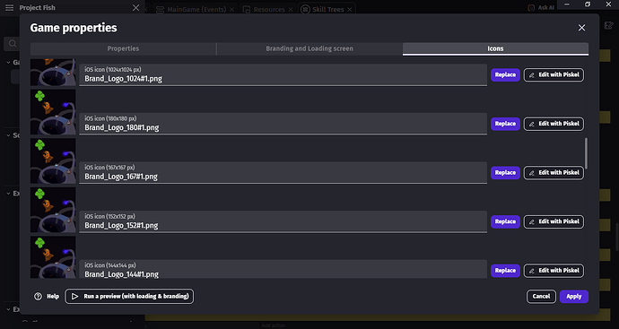GDevelop 5 - Project Fish - GDevelop Cloud 29_01_2026 11_34_22