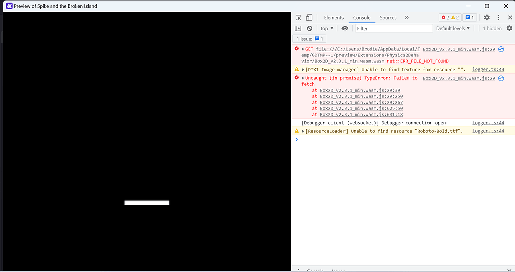 [SOLVED!] Game not Loading? - How do I...? - GDevelop Forum