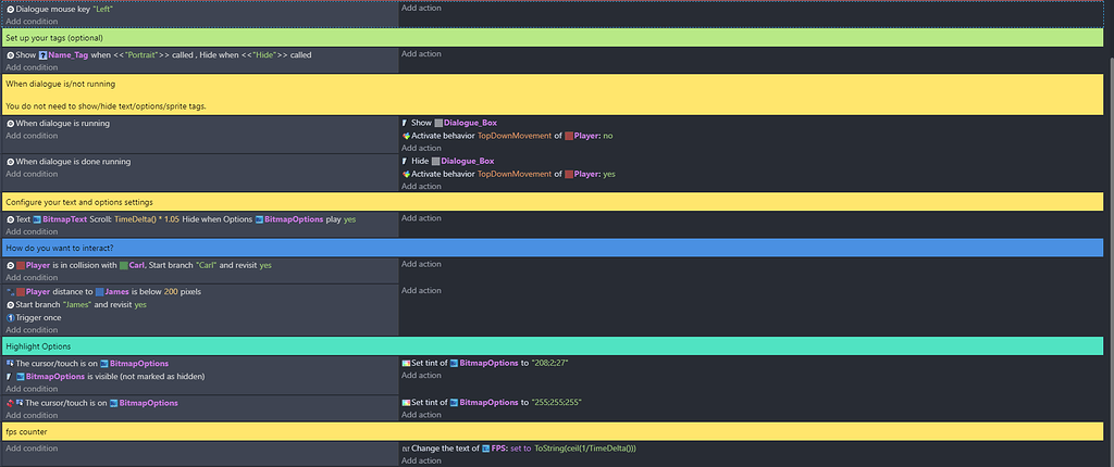 Dialogue System Extension- Mouse Not Working as expected - How do I ...