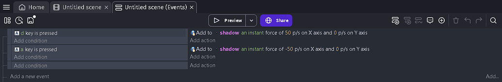 Sprite keeps falling through platform! - How do I...? - GDevelop Forum