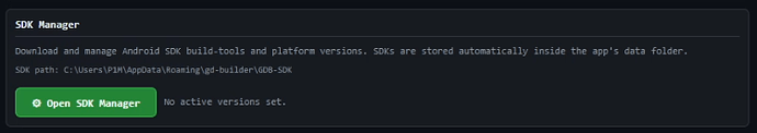 SDK Manager