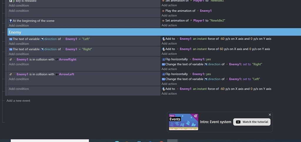 Getting an enemy to walk back and fourth - How do I...? - GDevelop Forum