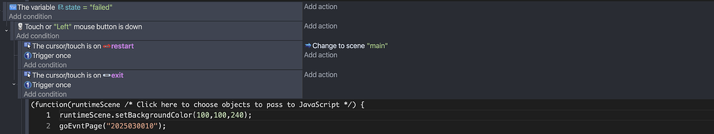 Button touch does not work - How do I...? - GDevelop Forum