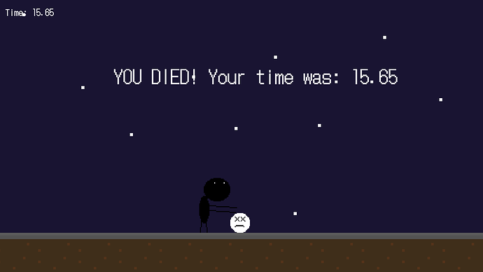 Death screen
