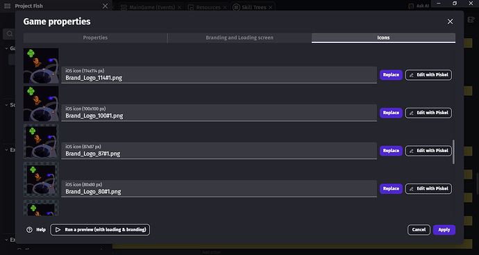 GDevelop 5 - Project Fish - GDevelop Cloud 29_01_2026 11_34_26