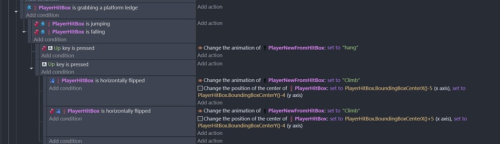 Automatic climbing on the ledge - How do I...? - GDevelop Forum