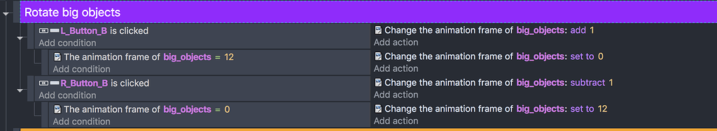 Set animation to last frame/first frame - How do I...? - GDevelop Forum