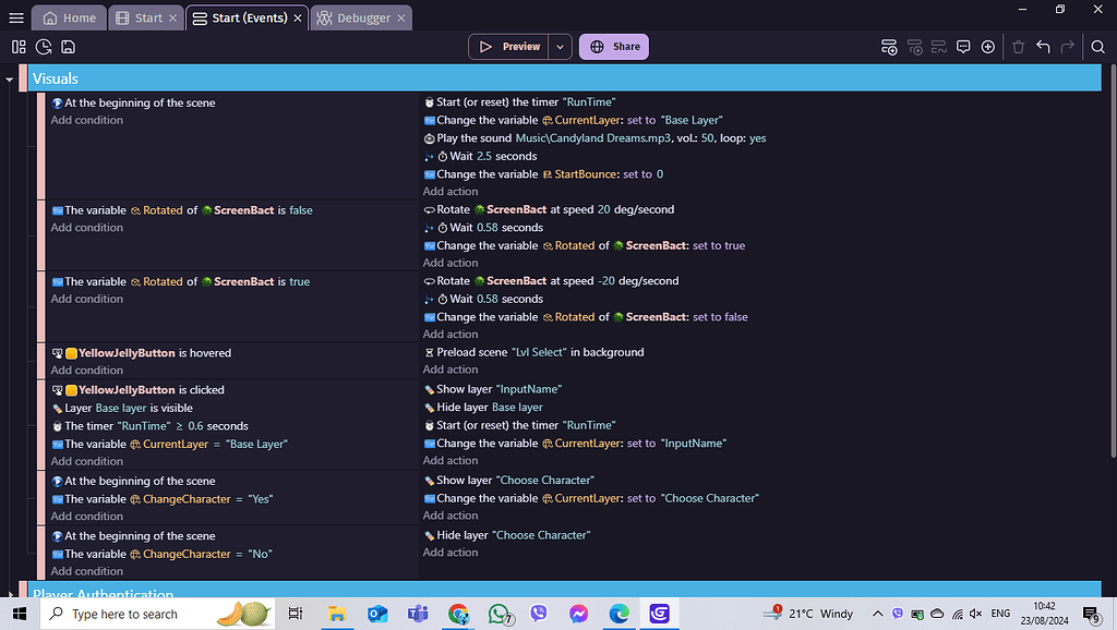 [SOLVED] Start screen stopped working - Bugs reports - GDevelop Forum