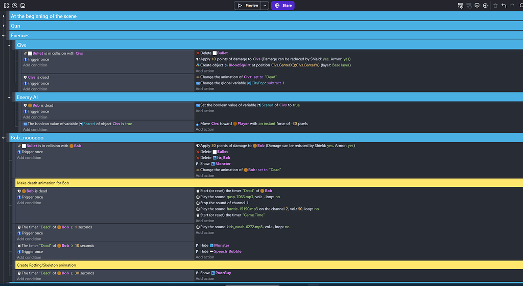 Help, please. Animation issue (Solved) - How do I...? - GDevelop Forum