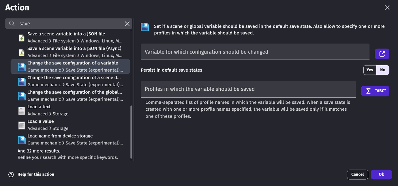 How do i give objects "profiles" - How do I...? - GDevelop Forum