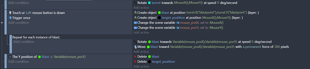 [solved] Shooting bullets to different mouse-click positions - How do I ...