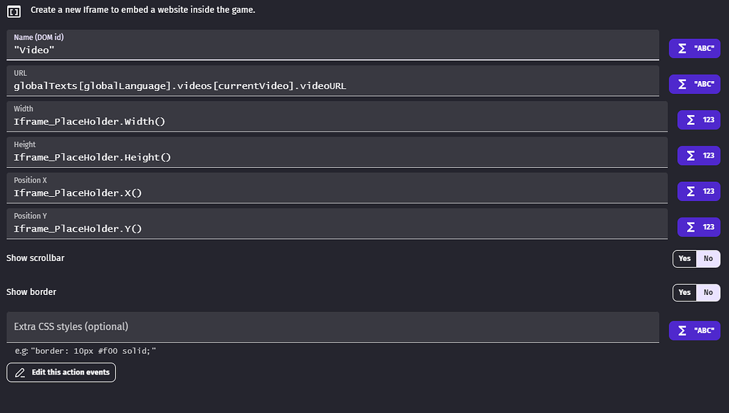 How to fix an Iframe Position? - How do I...? - GDevelop Forum