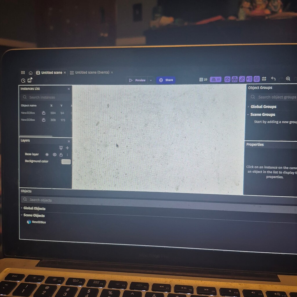 3d editor is just white - Bugs reports - GDevelop Forum