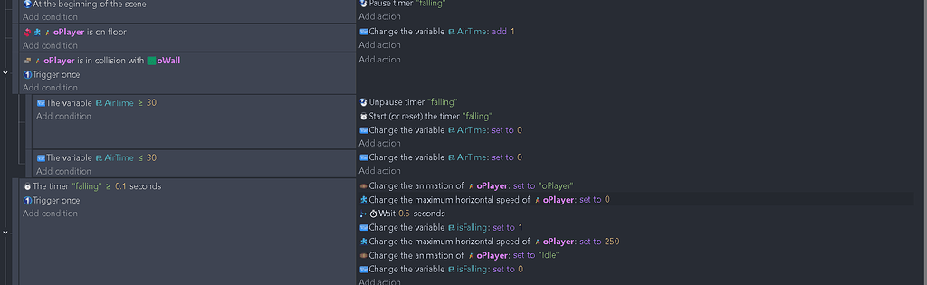 Landing animation problem - How do I...? - GDevelop Forum