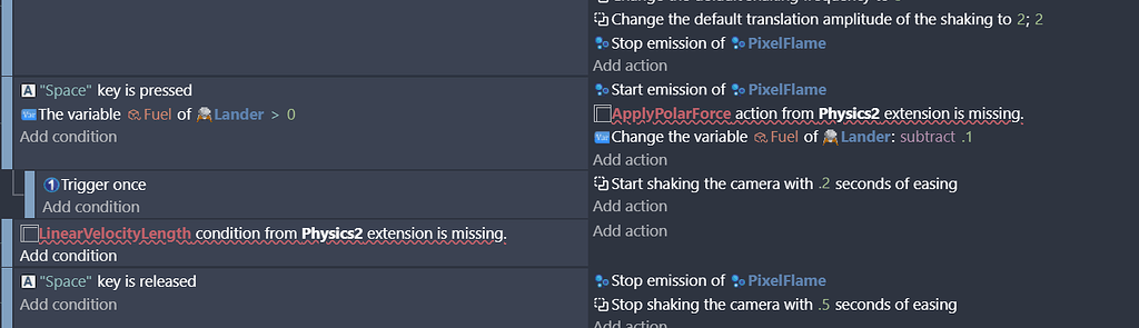 Physics extension not loading - Bugs reports - GDevelop Forum