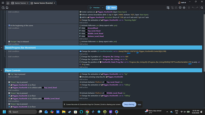 Progress Bar 2 Scene Events 2