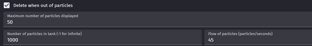Particles emitter gets deleted when emission stops - Bugs reports ...