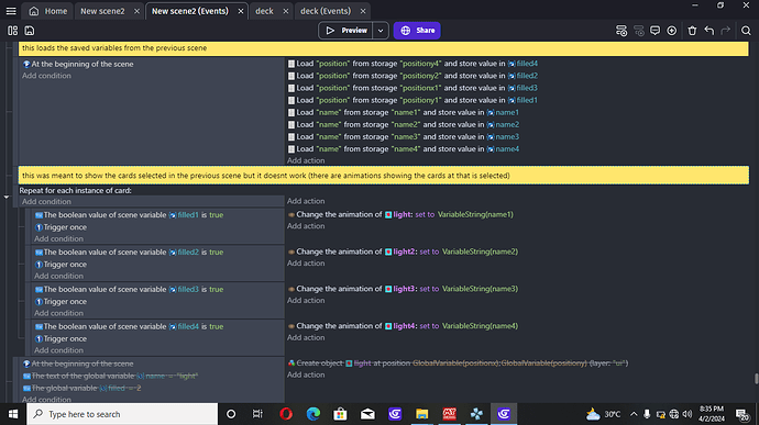 My global variable isnt working - How do I...? - GDevelop Forum
