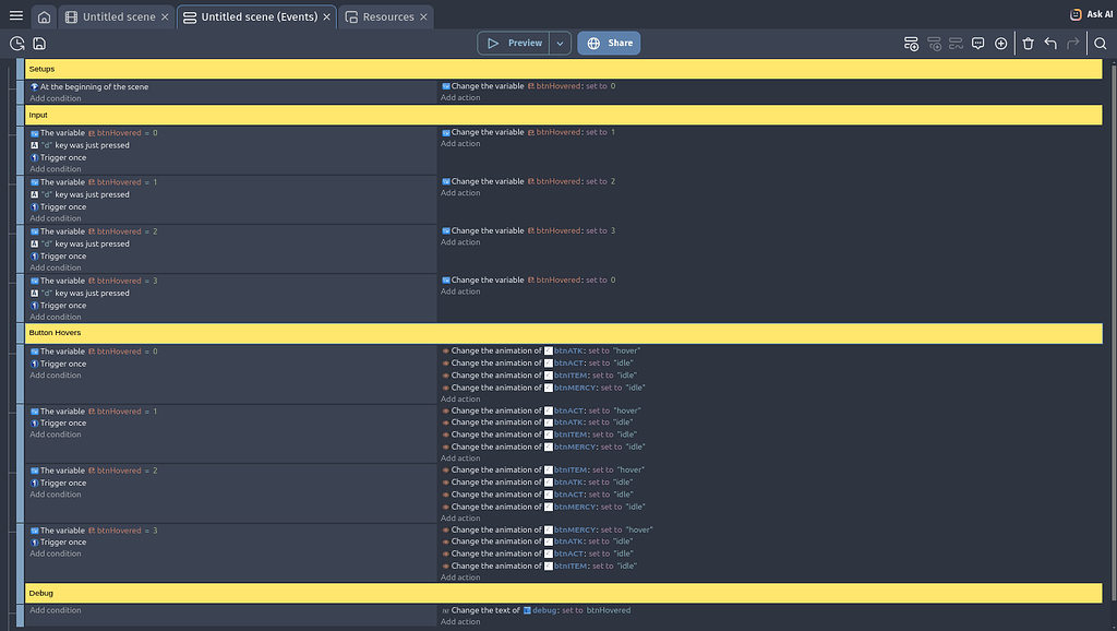 (SOLVED)Key released action doesn't works - How do I...? - GDevelop Forum