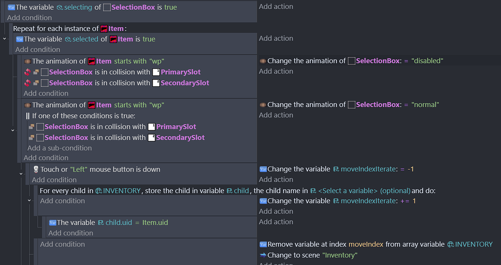 Left mouse down not triggering - How do I...? - GDevelop Forum