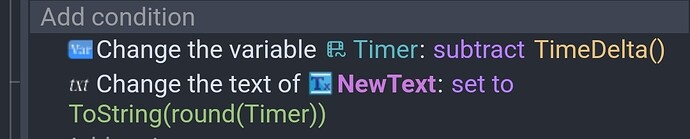 Global variable timer not rounding - How do I...? - GDevelop Forum