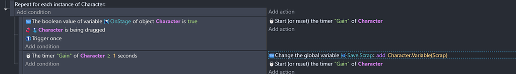 Timer for each character in a group - How do I...? - GDevelop Forum