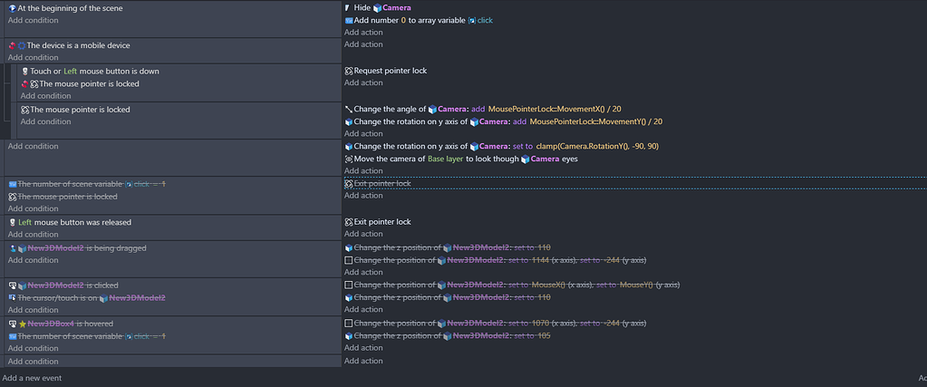 Interaction with 3D objects - How do I...? - GDevelop Forum
