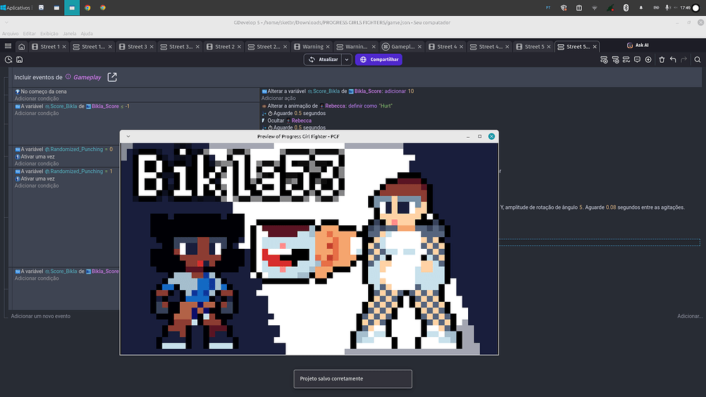 Devlog 2 - Progress Girls Fighters - Devlog - GDevelop Forum