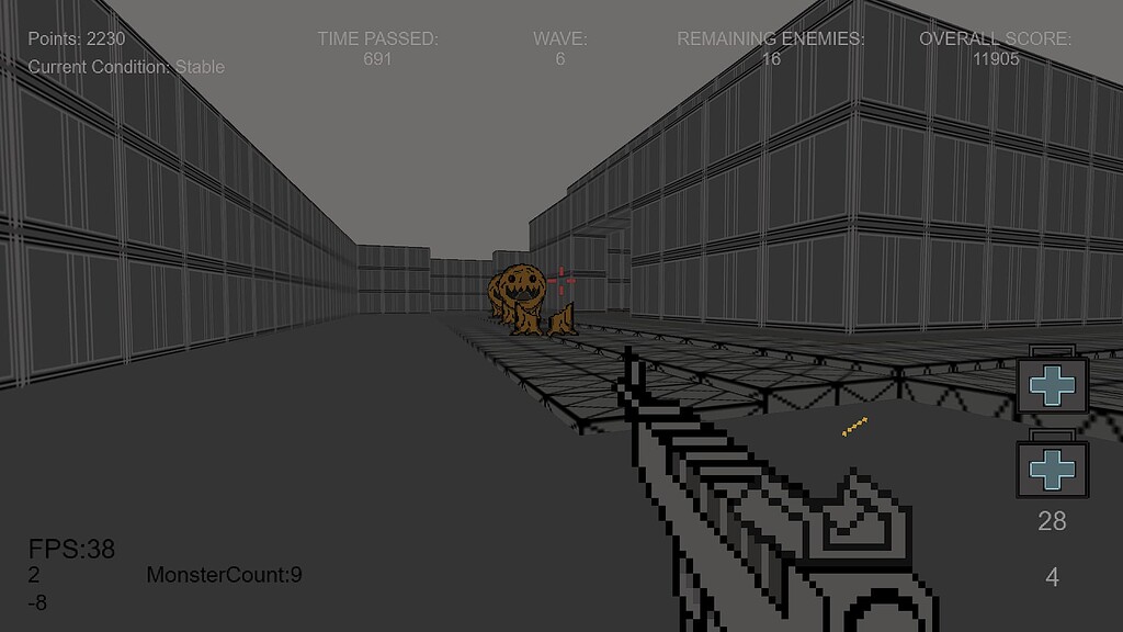 Made a short FPS game with the WithThreeJS Extension - Games showcase -  GDevelop Forum