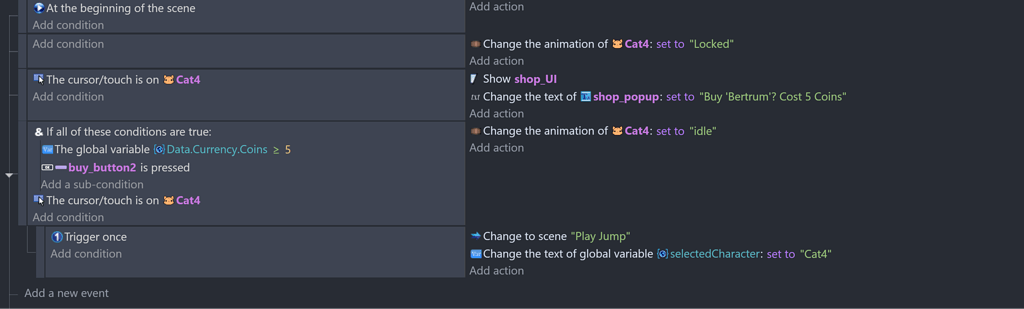 What am I doing wrong here? - How do I...? - GDevelop Forum
