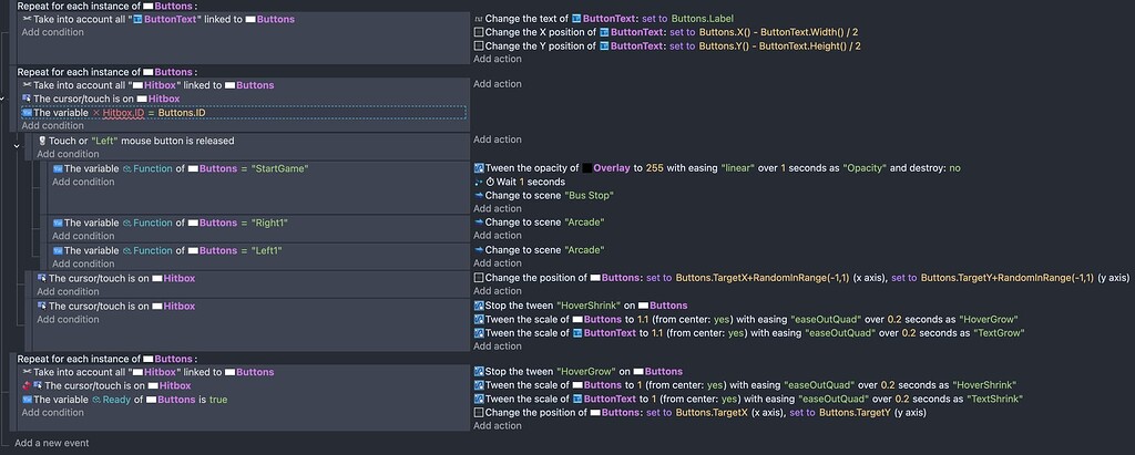 Variable comparison problem - GDevelop general - GDevelop Forum