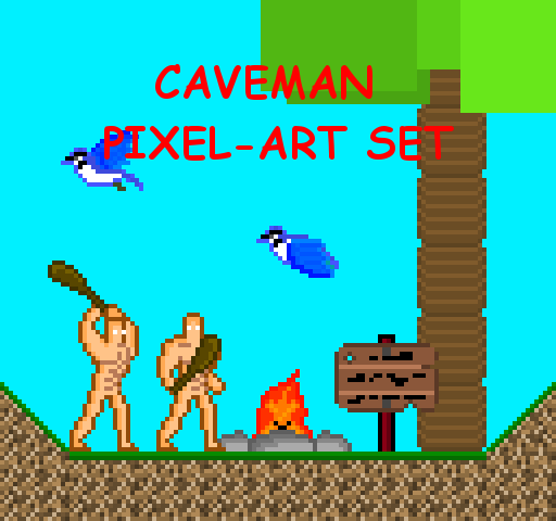 Caveman Pixel-Art Set Cover.png