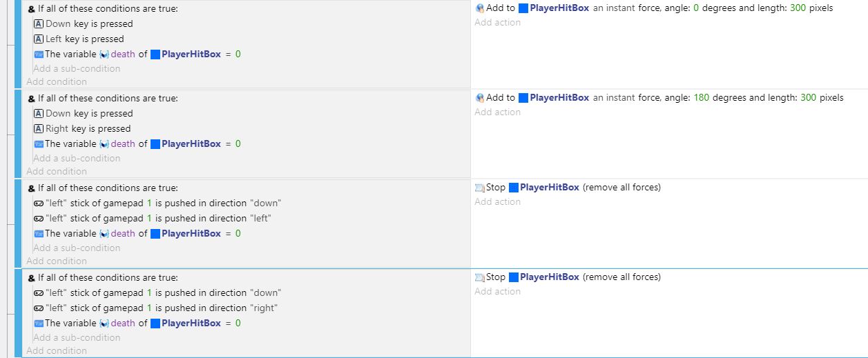 [SOLVED] Problem with stick controller - how to block the 