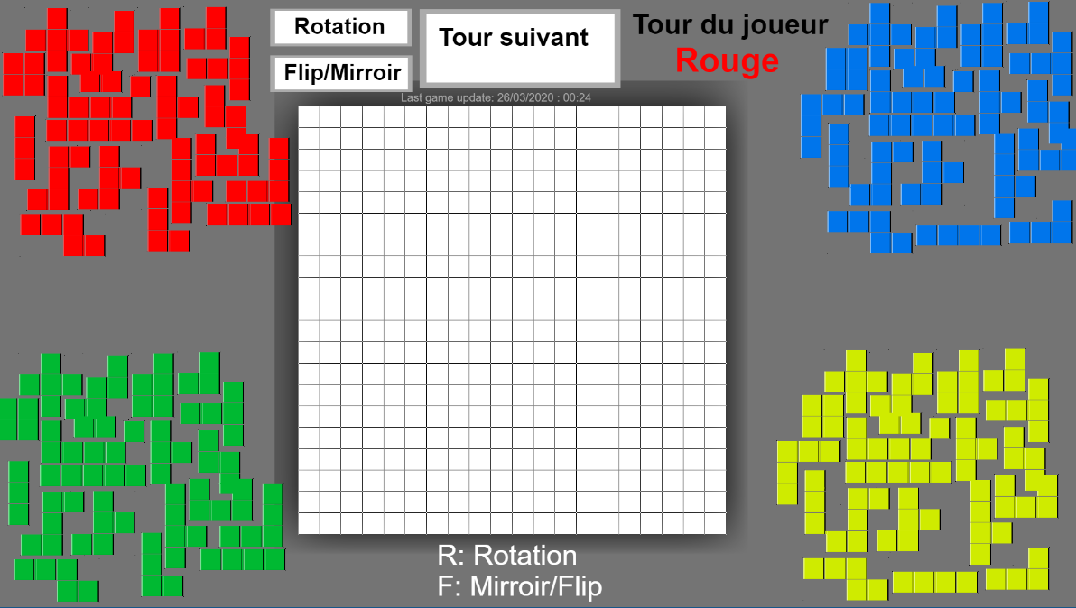 Blokus the board game, 4 players local - Games showcase - GDevelop Forum