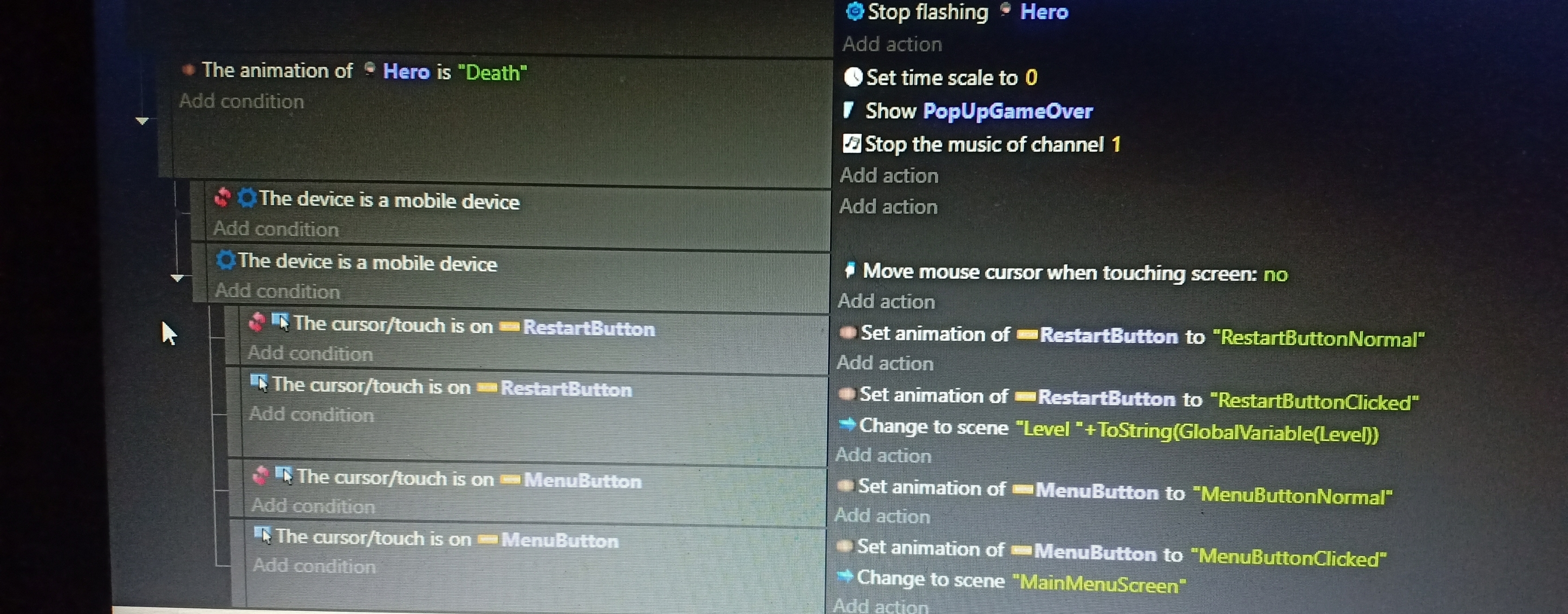 [SOLVED] Problem on Mobile Phone - How do I...? - GDevelop Forum