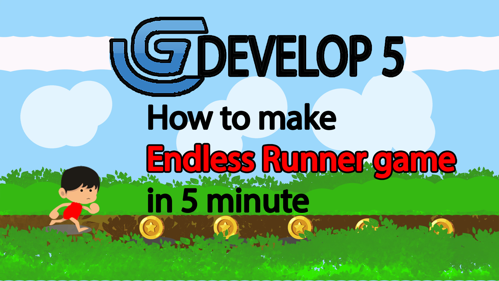 How to run game. GDEVELOP обзор. Endless Runner. Js html endless Runner game. GDEVELOP Enemy walk.