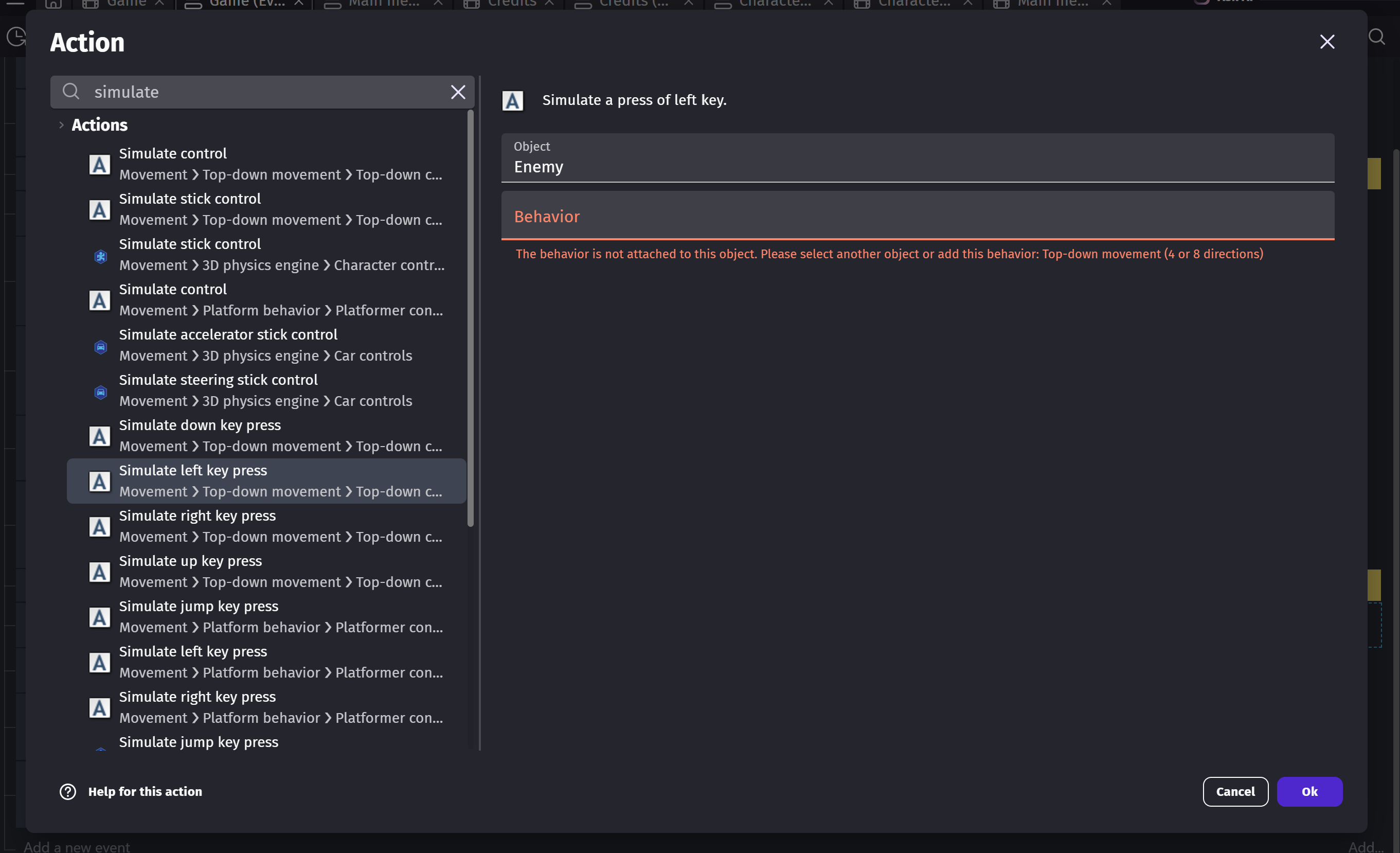 How can I make my enemy move and then flip - How do I...? - GDevelop Forum